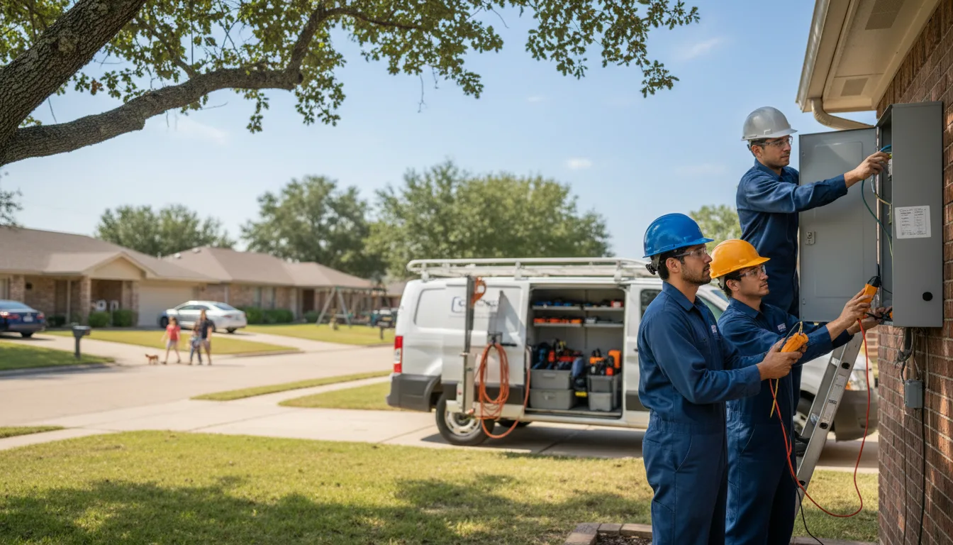 Certified electrician providing emergency electrical services in Mcclure, VA